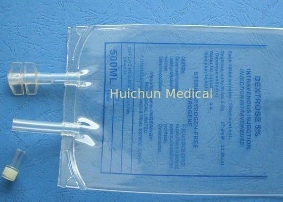 Wysokotemperaturowe plastyfikujące 1000 ml worki infuzyjne z PVC